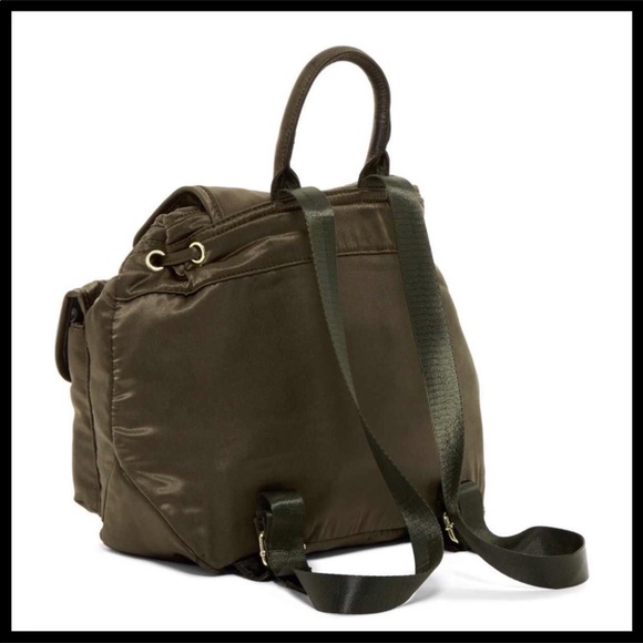 STEVE MADDEN SATIN DUO POCKETS MINI BACKPACK - Picture 7 of 8